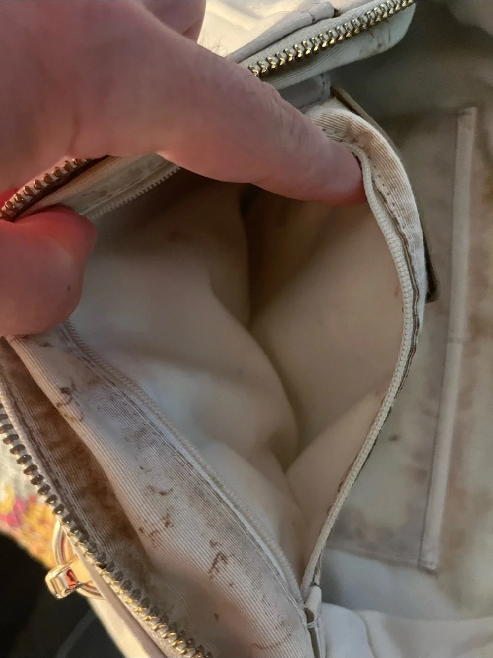 Women’s White Coach Leather Purse Handbag Shoulder Bag 2014-16 Designer
